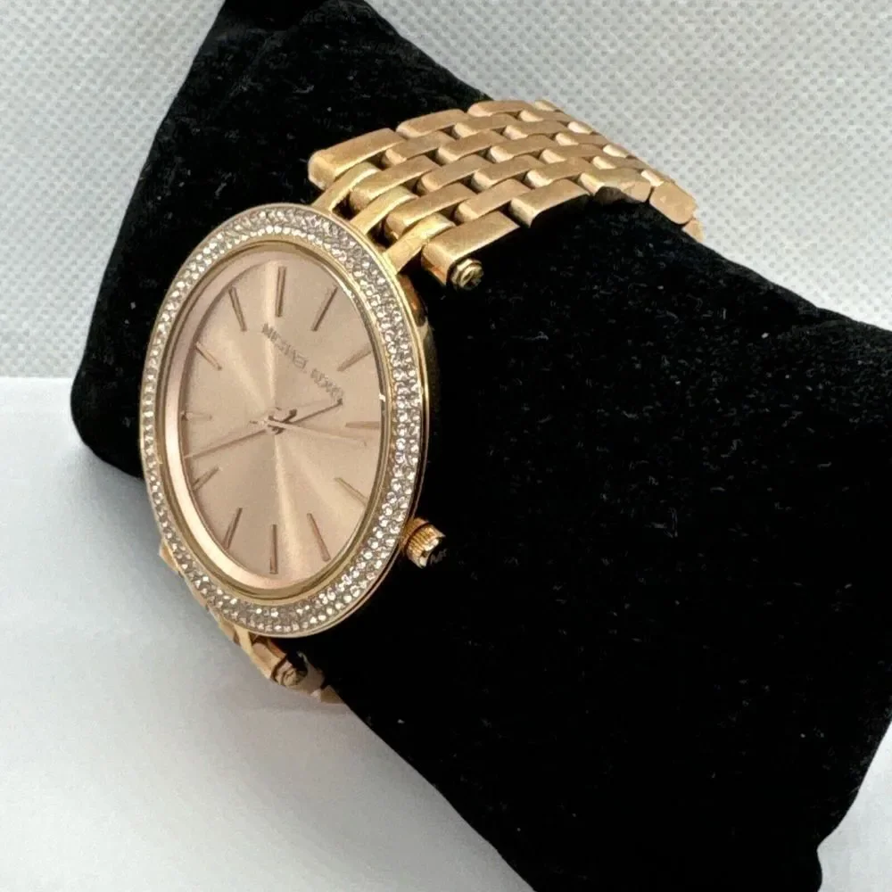 Michael Kors Darci MK3192 Women Rose Gold Analog Dial Quartz Wrist Watch JNA284